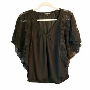 Express Sheer Lace Top  
